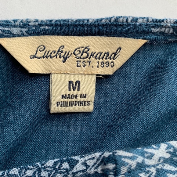 Lucky Brand Printed T Shirt Dress size medium⭐️ - Picture 5 of 6
